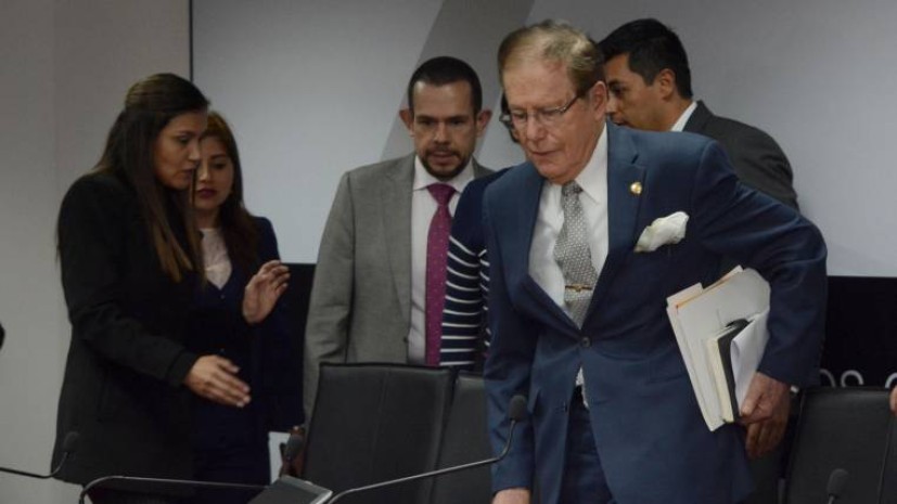 Anuncio. Marcelo Merlo y Juan Pablo Albán, miembros del Consejo de la Judicatura transitorio hablaron ayer. Foto: Expreso