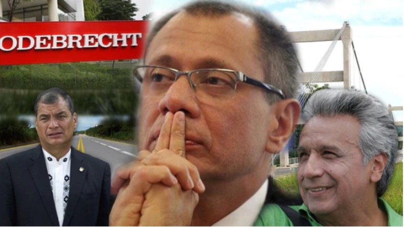 Jorge Glas fue vice y aliado Rafael Correa, quien lo impuso como compañero de fórmula de Lenín Moreno, que le soltó la mano apenas llegó al gobierno. Collage: Infobae