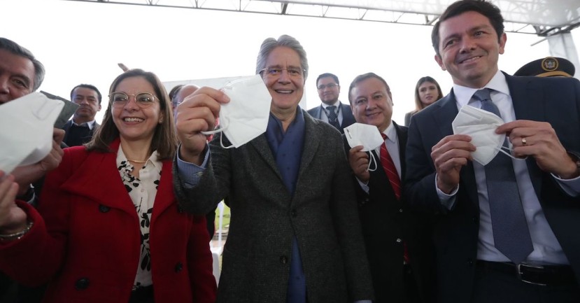 Covid-19: Ecuador dice adiós al uso de mascarillas en todos los espacios / Foto: cortesía Presidencia Covid-19: Ecuador dice adiós al uso de mascarillas en todos los espacios / Foto: cortesía Presidencia