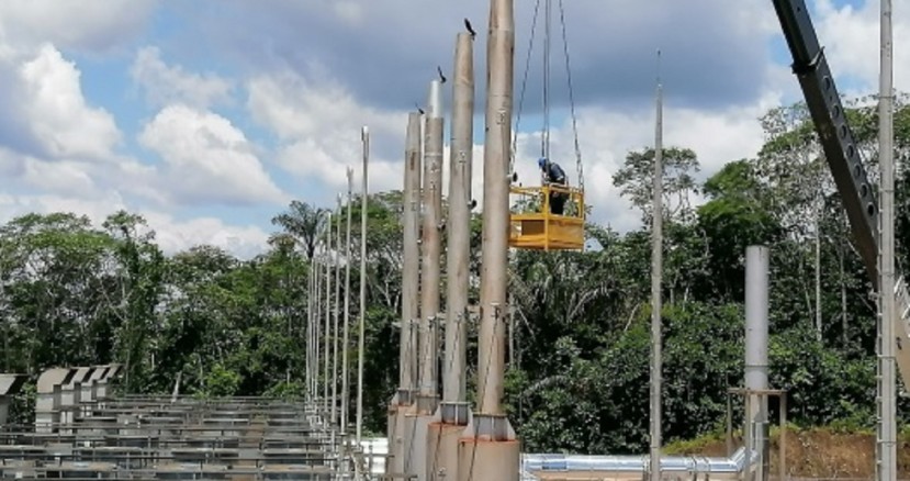 La central Cuyabeno está siendo monitoreada / Foto:cortesía de CELEC