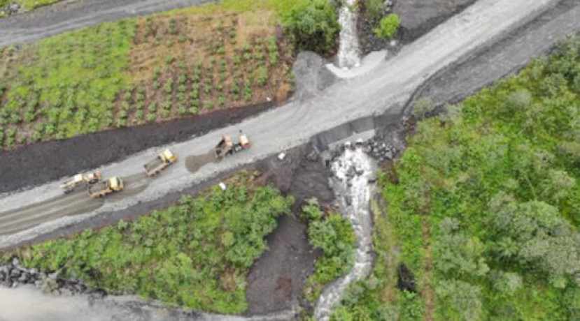 Foto: El Comercio/ Las vías que comunican a Napo con Pichincha y Sucumbíos están habilitadas.