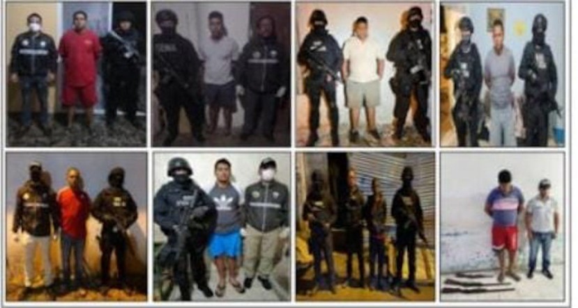 La Policía capturó a 14 integrantes de dos organizaciones delictivas / Foto: cortesía Policía Nacional