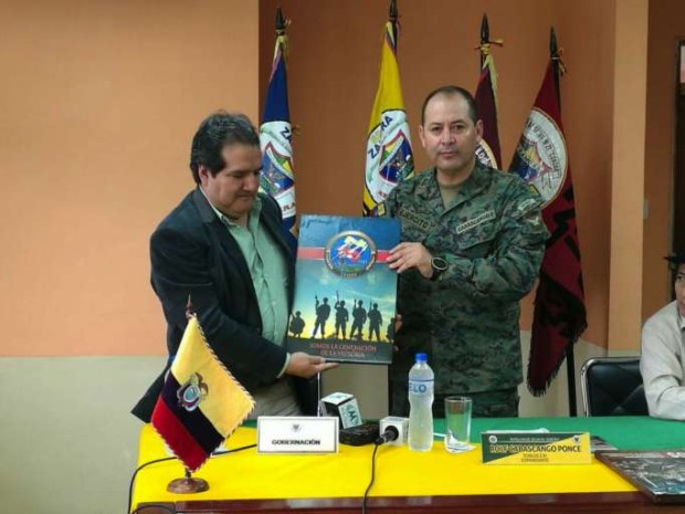Celebración. En el evento se presentaron cuadros de los combatientes.  Foto: La Hora