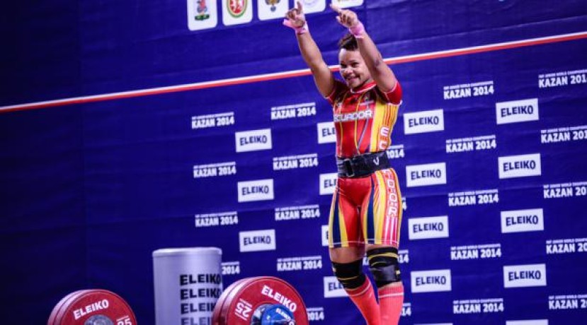 Neisi Dajomes, una de las mejores deportistas ecuatorianas. Foto de la cuenta Flickr del Ministerio del Deporte. Foto: El Comercio
