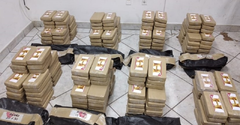 Fuerzas Armadas decomisan media tonelada de droga en Sucumbíos / Foto: Cortesía de las Fuerzas Armadas
