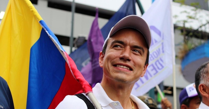El candidato de ADN obtuvo 55,9 % de los votos/ Foto: cortesía Daniel Noboa
