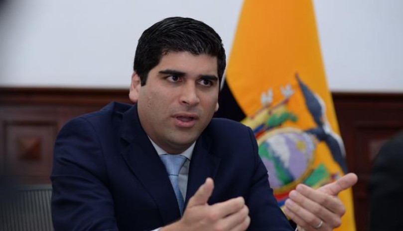  El vicepresidente Otto Sonnenholzner participó en el programa Hora 25 de Andrés Carrión.Karina Defas / EXPRESO