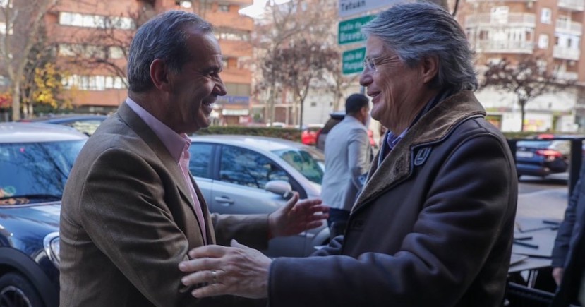 El encuentro con Allamand sirvió para analizar los desafíos del Ecuador en relación con la XXIX Cumbre Iberoamericana / Foto: cortesía Presidencia 