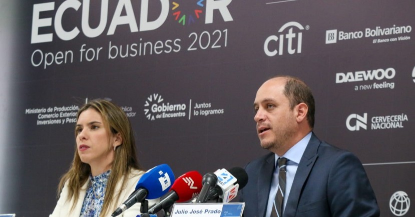 Ecuador pone todas sus expectativas de inversión en Open for Business 2021 / Foto: cortesía Ministerio de Producción Ecuador pone todas sus expectativas de inversión en Open for Business 2021 / Foto: cortesía Ministerio de Producción