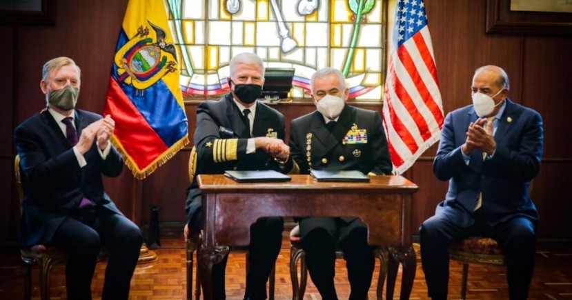 EE.UU. y Ecuador firmaron un memorando de entendimiento para combatir el tráfico de drogas / Foto: cortesía de la Embajada de los Estados Unidos EE.UU. y Ecuador firmaron un memorando de entendimiento para combatir el tráfico de drogas / Foto: cortesía de la Embajada de los Estados Unidos