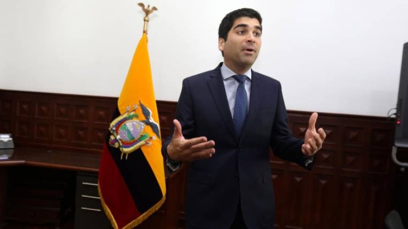 El funcionario manifestó que el “terrible suceso” será respondido con firmeza desde el Gobierno y, como lo ha dispuesto el Presidente Lenin Moreno. Foto: Expreso