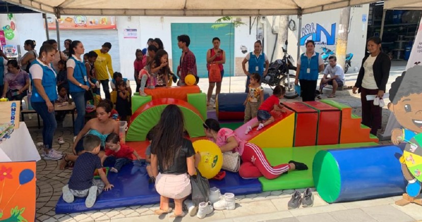 El objetivo es reducir los índices de desnutrición crónica infantil y promover en la población hábitos saludables, la lactancia materna y el cuidado integral de la niñez y sus familias / Foto: cortesía MIES El objetivo es reducir los índices de desnutrición crónica infantil y promover en la población hábitos saludables, la lactancia materna y el cuidado integral de la niñez y sus familias / Foto: cortesía MIES