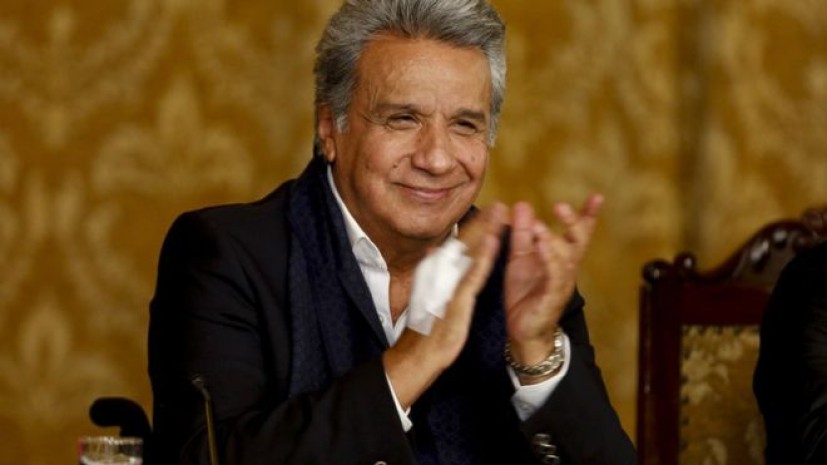 El triunfo del sí legitima la ruptura del actual presidente, Lenín Moreno, con el partido político que lo llevó al poder. Foto: BBC Mundo