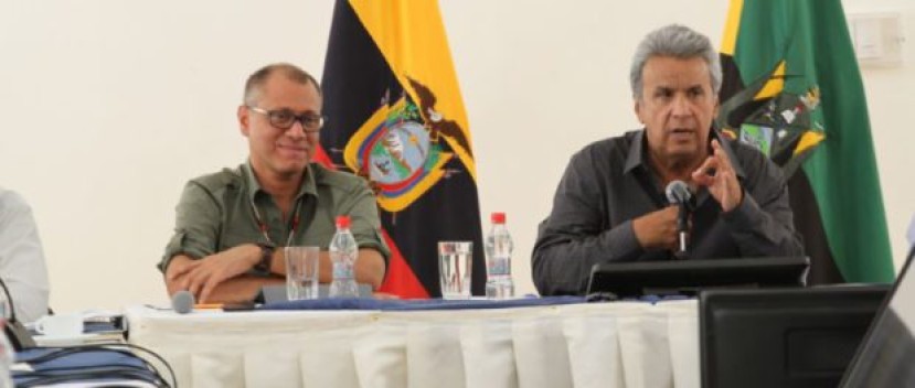 Coca, Francisco de Orellana, 14 de julio de 2017. El Sr. Vicepresidente de la República del Ecuador, Ing. Jorge Glas Espinel, participa en el gabinete itinerante realizado en la ciudad del Coca provincia de Orellana. Foto: La República Coca, Francisco de Orellana, 14 de julio de 2017. El Sr. Vicepresidente de la República del Ecuador, Ing. Jorge Glas Espinel, participa en el gabinete itinerante realizado en la ciudad del Coca provincia de Orellana. Foto: La República