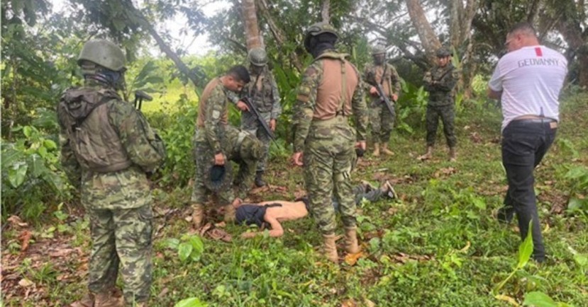 El 16 de mayo, 2022 se produjo un robo en el Batallón de Selva 55 Putumayo. 2 fusiles HK fueron robados / Foto: cortesía Subzona Policía Sucumbíos 
