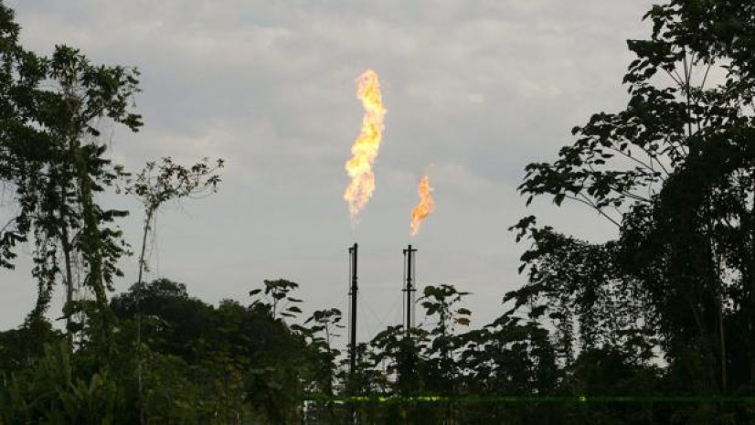 Una refinería en funcionamiento en el Parque Nacional de Yasuni, Ecuador - DPA