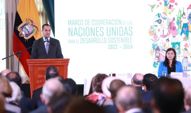 El nuevo Marco de Cooperación para el Desarrollo Sostenible para el período del 2022 -2026 / Foto: cortesía Cancillería El nuevo Marco de Cooperación para el Desarrollo Sostenible para el período del 2022 -2026 / Foto: cortesía Cancillería