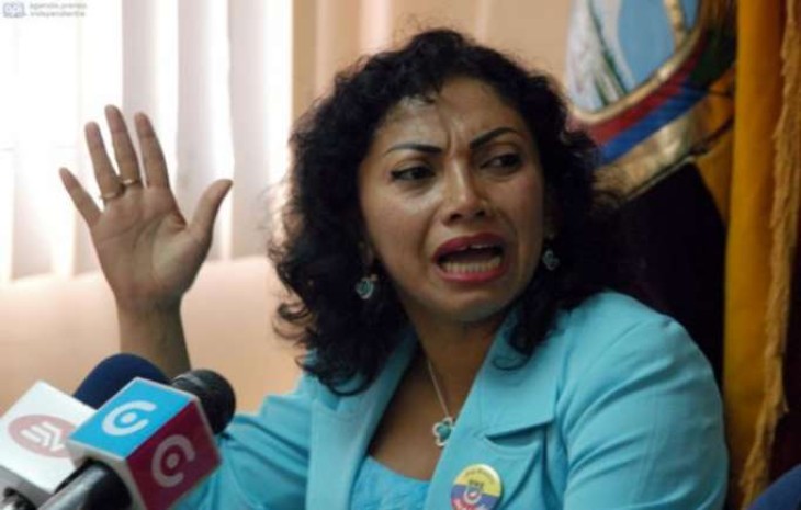 Mery Zamora sostiene que fue perseguida por el correísmo. Foto: La Hora