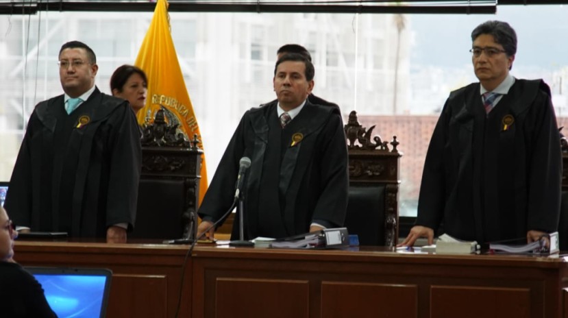 Los jueces a cargo el caso Sobornos 2012-2016 fueron recusados por Rafael Correa, pero el recurso no prosperó. - Foto: PRIMICIAS Los jueces a cargo el caso Sobornos 2012-2016 fueron recusados por Rafael Correa, pero el recurso no prosperó. - Foto: PRIMICIAS