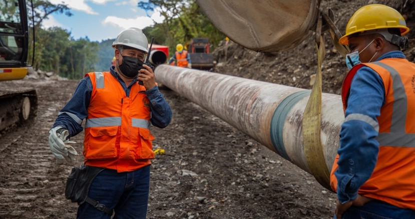 Petroecuador avanza con la séptima variante del SOTE / Foto: cortesía Petroecuador Petroecuador avanza con la séptima variante del SOTE / Foto: cortesía Petroecuador
