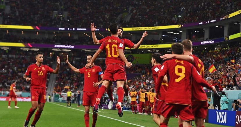 El estreno soñado. La mayor goleada de la selección española en la historia de los Mundiales (7-0), relanza la ilusión española / Foto: EFE