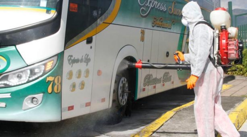 El transporte interprovincial se mantiene suspendido por el coronavirus. Foto: Eduardo Terán / EL COMERCIO