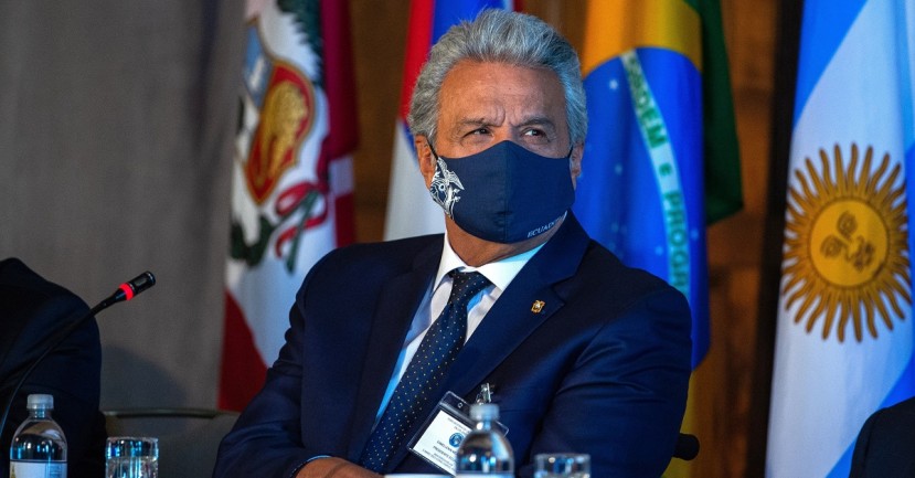 Lenín Moreno reclama por retraso en envío de vacunas para covid-19 / Foto: EFE Lenín Moreno reclama por retraso en envío de vacunas para covid-19 / Foto: EFE