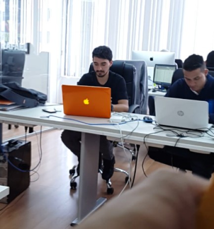 A photograph released by Foundación Mil Hojas of the office of Ribeney SA shows alleged social-media trolls hard at work for President Correa. (Fundación Mil Hojas) A photograph released by Foundación Mil Hojas of the office of Ribeney SA shows alleged social-media trolls hard at work for President Correa. (Fundación Mil Hojas)