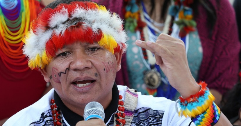 Indígenas de la Amazonía sufren una muerte cada dos días y exigen garantías / Foto: EFE Indígenas de la Amazonía sufren una muerte cada dos días y exigen garantías / Foto: EFE