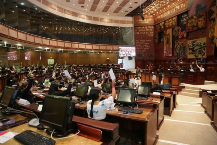 Pleno de la Asamblea Nacional. Foto: La Hora
