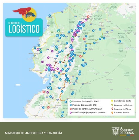 La logística en el contexto de la Pandemia / Cortesía del Ministerio de Agricultura y Ganadería