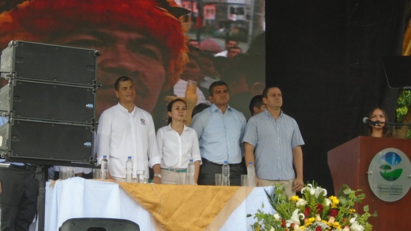 Se inauguró el Parque Turístico Nueva Loja - Foto: Radios Sucumbios