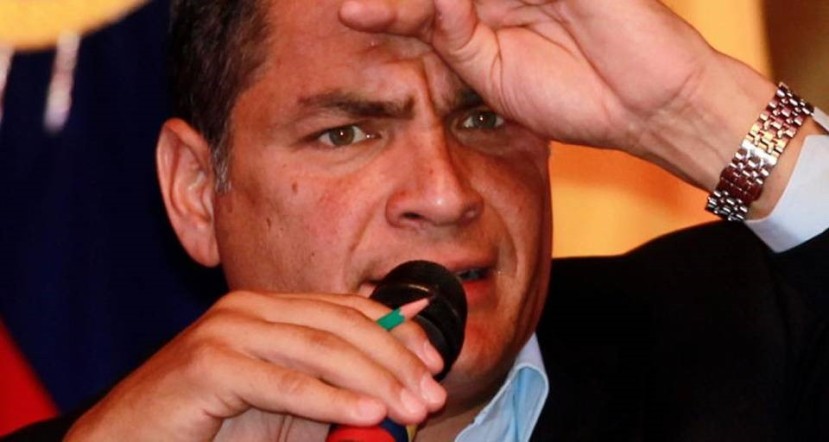 Bajo el régimen del presidente Rafael Correa, la economía de Ecuador ha quedado en ruinas. AP 