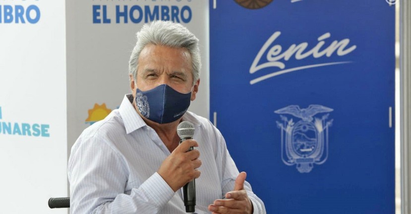Lenín Moreno dice que ministro Zevallos no tenía plan de vacunación / Foto: Cortesía de la Presidencia