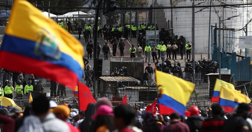 La crisis en punto muerto con diálogo roto en medio de protestas / Foto: EFE La crisis en punto muerto con diálogo roto en medio de protestas / Foto: EFE