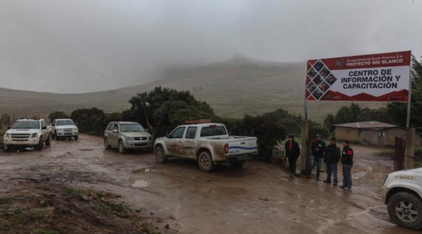 El proyecto Río Blanco, ubicado en Azuay, está paralizado desde el pasado 6 de mayo. Foto: El Comercio