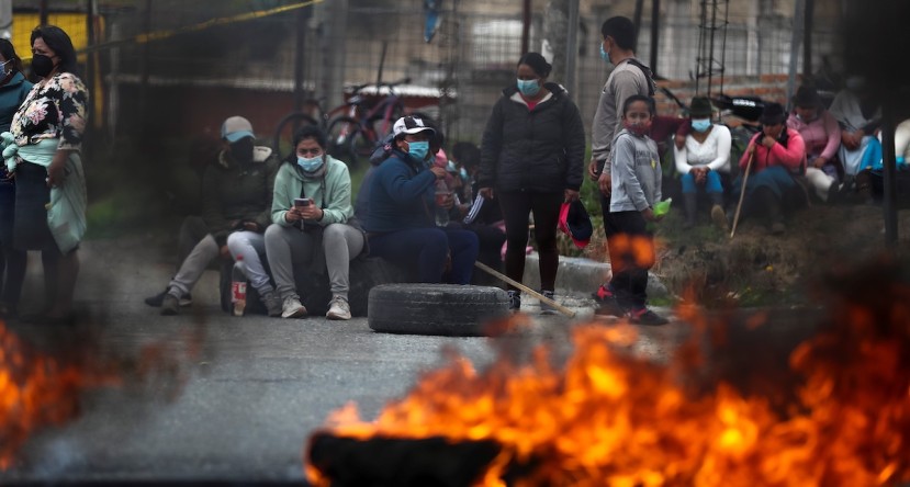 Violencia en Quito marcó jornada de protesta contra el gobierno / Foto: EFE