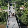 Puente sobre el r&iacute;o Napo registra 75 % de avance