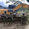 Operativo en Zamora Ej&eacute;rcito neutraliza equipos vinculados a miner&iacute;a ilegal