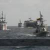 13 países y la UE realizan ensayo militar contra la pesca ilegal en Galápagos