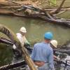Derrame de Petroecuador contaminó el río Teteye