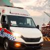 La primera flota de ambulancias llegó a Manta