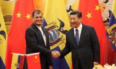 China. Varios veedores pidieron analizar la deuda contratada con el gigante asiático en la administración de Rafael Correa. Foto: La Hora