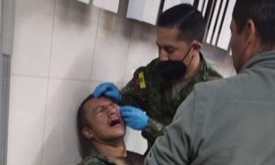 Soldados sufrieron emboscada terrorista en la vía a Calacalí / Foto: cortesía Fuerzas Armadas