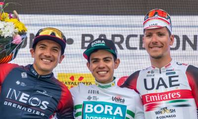 Carapaz quedó segundo en la Volta a Catalunya y ya piensa en el Giro / Foto: cortesía Volta a Catalunya