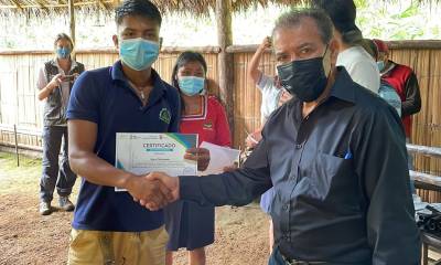 Productores de Napo aprenden sobre bambú / Foto: cortesía Ministerio de Agricultura