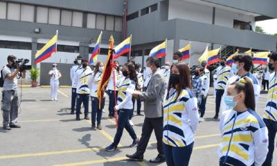 Lucía Yépez y David Farinango son los abanderados de Ecuador para los Juegos Panamericanos Junior / Foto: cortesía Ministerio de Deportes