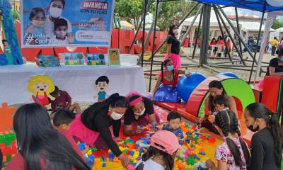 La feria ‘Infancia con Futuro’ se realizó en Archidona / Foto: cortesía MIES