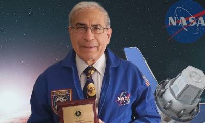 José Granda recibió reconocimiento de la NASA / Foto: Cortesía NASA