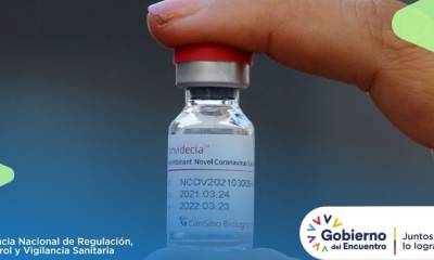 Arcsa autoriza el ingreso de la vacuna CanSino / Foto: cortesía ARCSA